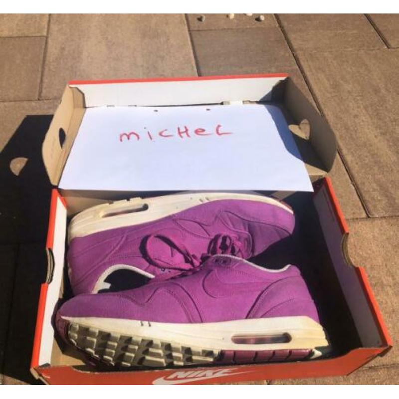 Airmax 1 purple canvas