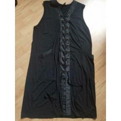 EscaLADYa; Mooie zwarte jurk/ tuniek
