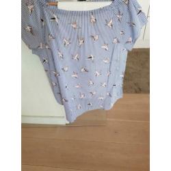 Blouse Free Quent boothals small ongedragen