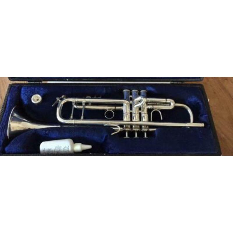 Vincent Bach verzilverde Stradivarius trompet ML 37