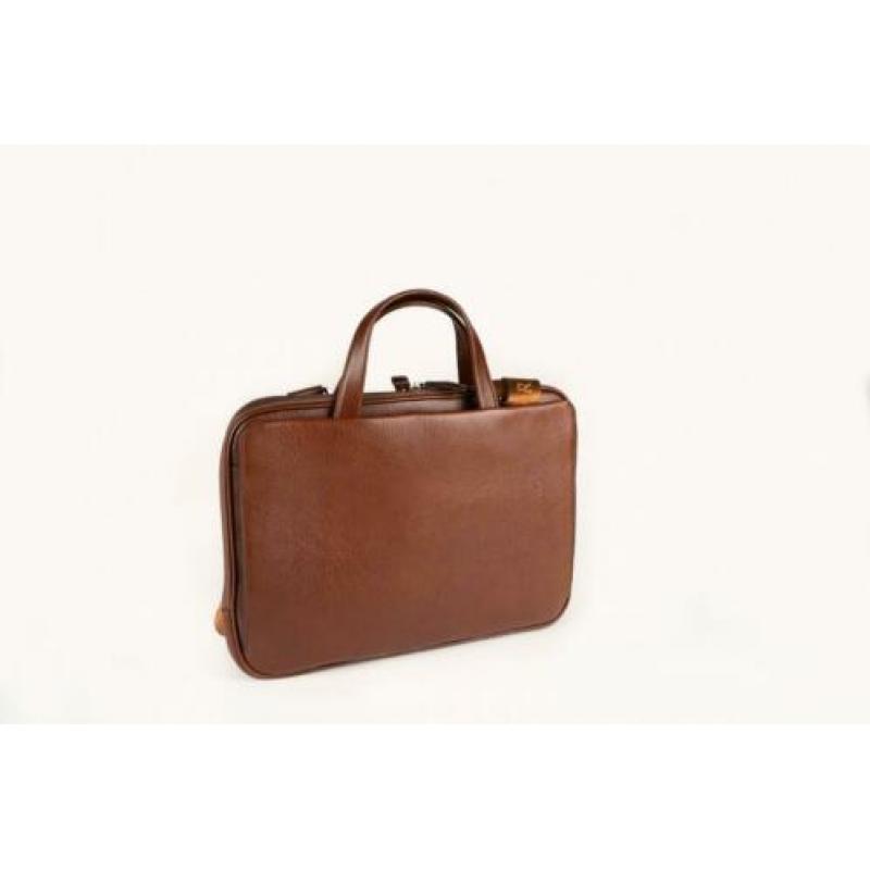 laptoptas Lederen