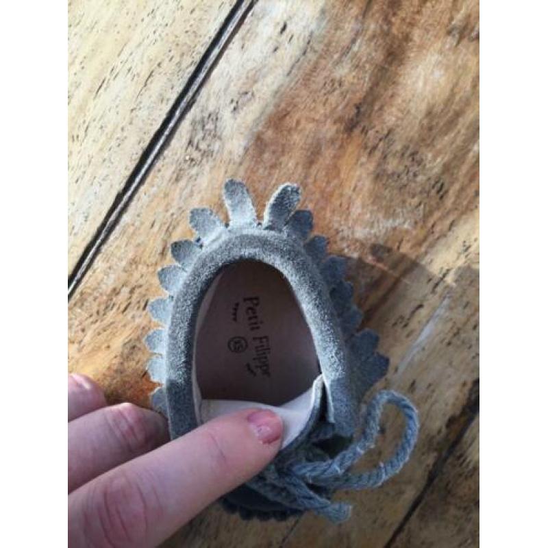 Petite Felippe Suède babyschoentjes maat XS