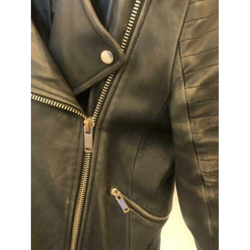 Leren jasje, biker jacket, Zara, maar s / m