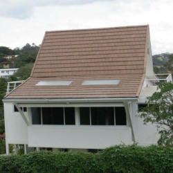 Vlakke platte dakpannen hoge kwaliteit mooie afbouw