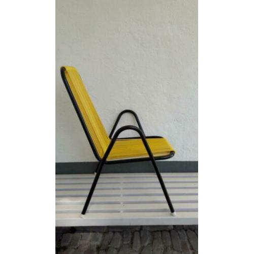 Vintage kinderstoel tuinstoel jaren 50/60 spaghettistoel