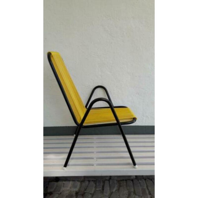 Vintage kinderstoel tuinstoel jaren 50/60 spaghettistoel