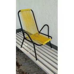Vintage kinderstoel tuinstoel jaren 50/60 spaghettistoel