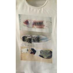 Maison scotch T-shirt maat 1 S