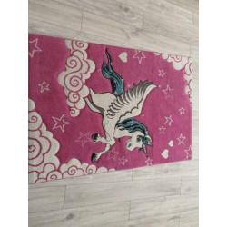 kinderkamer tapijt kindervloerkleed eenhoorn 120x170cm