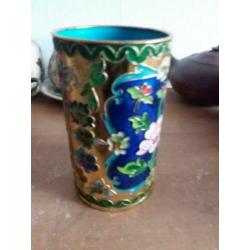 Mooie cloisonne pot