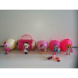 5 L.O.L surprise poppetjes / helemaal compleet.