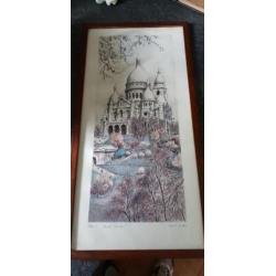 Aquarel pentekening Ortiz alfau origineel