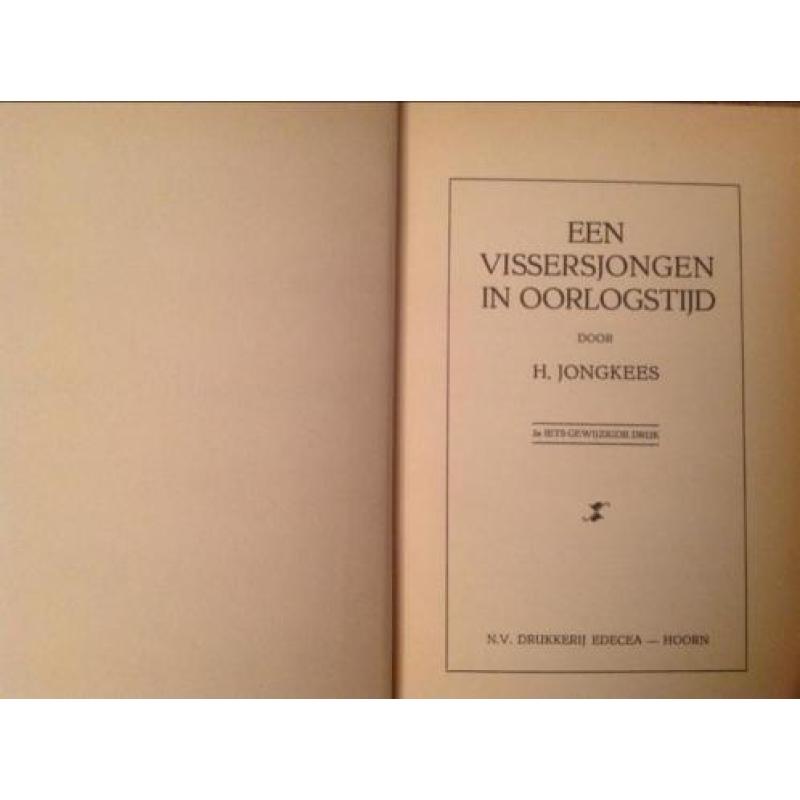 Een vissersjongen in oorlogstijd, H. Jongkees