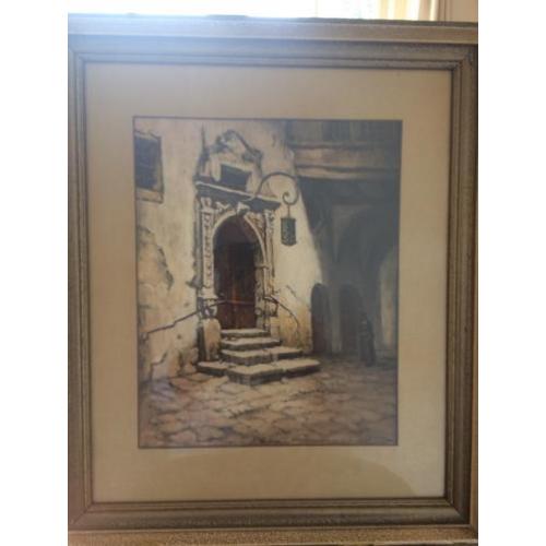 Schilderij "straatje van ravello"