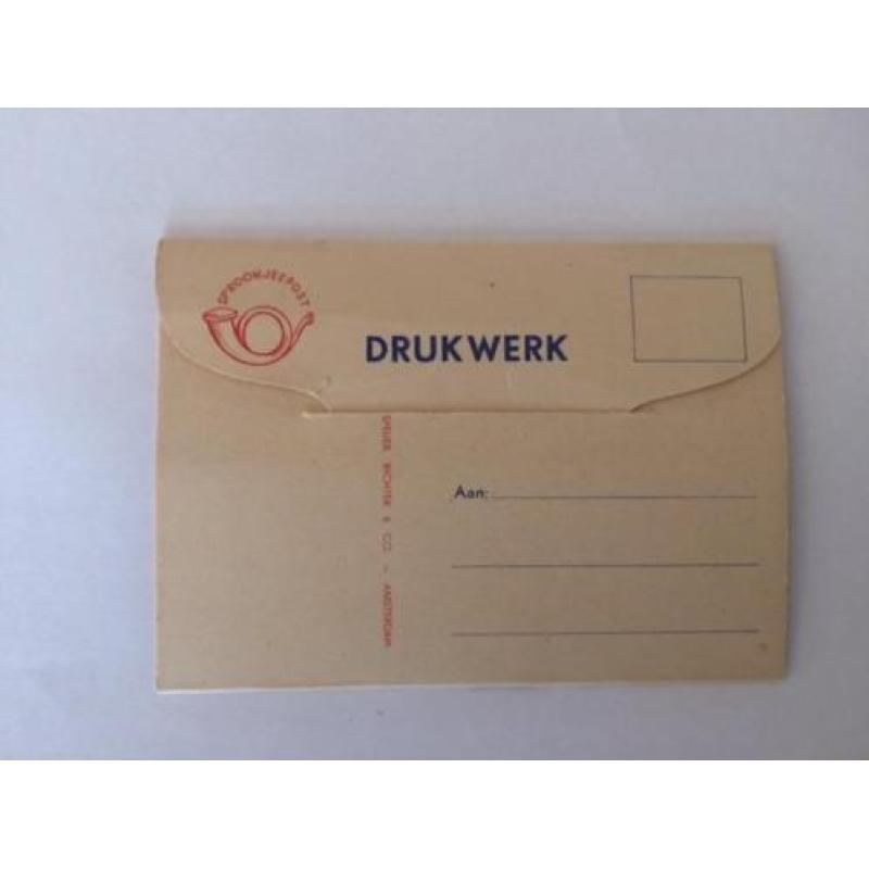 Drie envelop boekjes 1946 W.Boost
