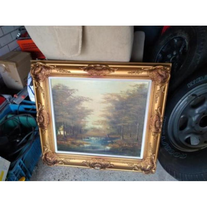 Oud klassiek schilderij koopje staat in de weg