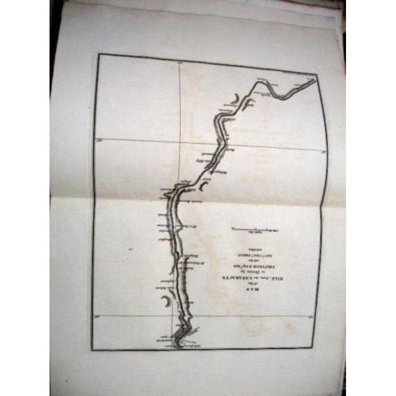 Narrative of a Journey in Egypt 1816 Legh kaart Egypte