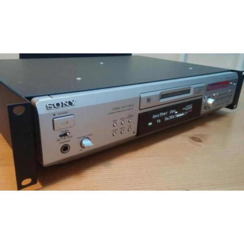 Sony Minidisc Recorder MDS-JE530 voor 19"rek