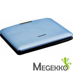 Lenco DVP-910 Draagbare DVD speler in Blauw incl. Hoofdtel..