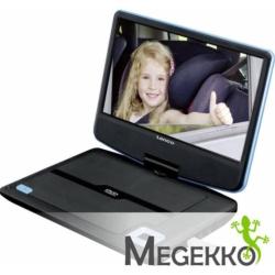 Lenco DVP-910 Draagbare DVD speler in Blauw incl. Hoofdtel..
