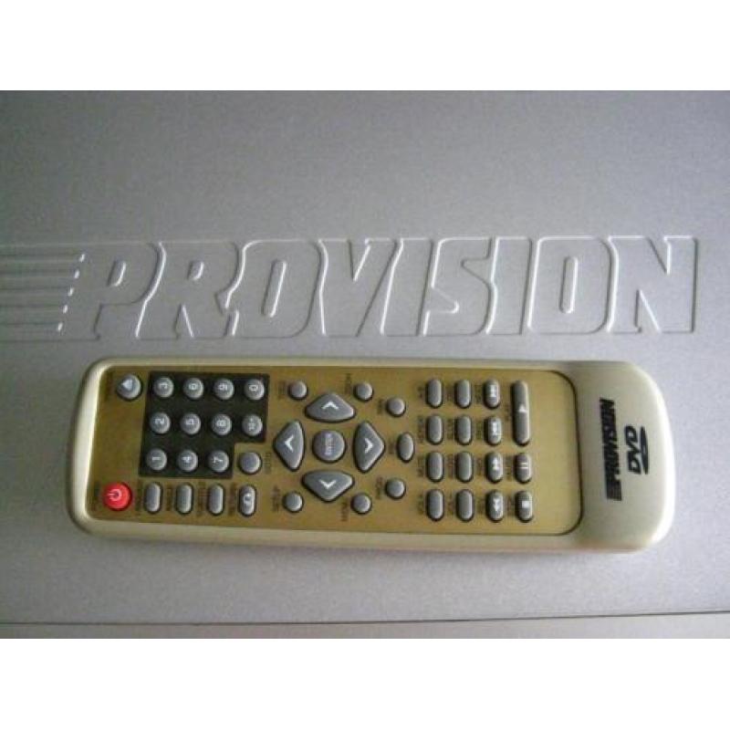 PROVISION DVD speler met afstandbediening.