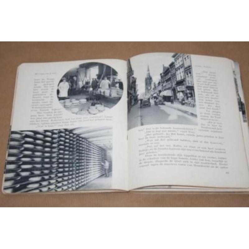 Dwars door Nederland - Aardrijkskundig leesboek - Ca 1930 !!