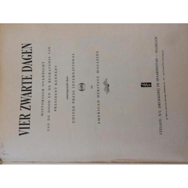 boek over de moord op J.F. Kennedy jaren 60