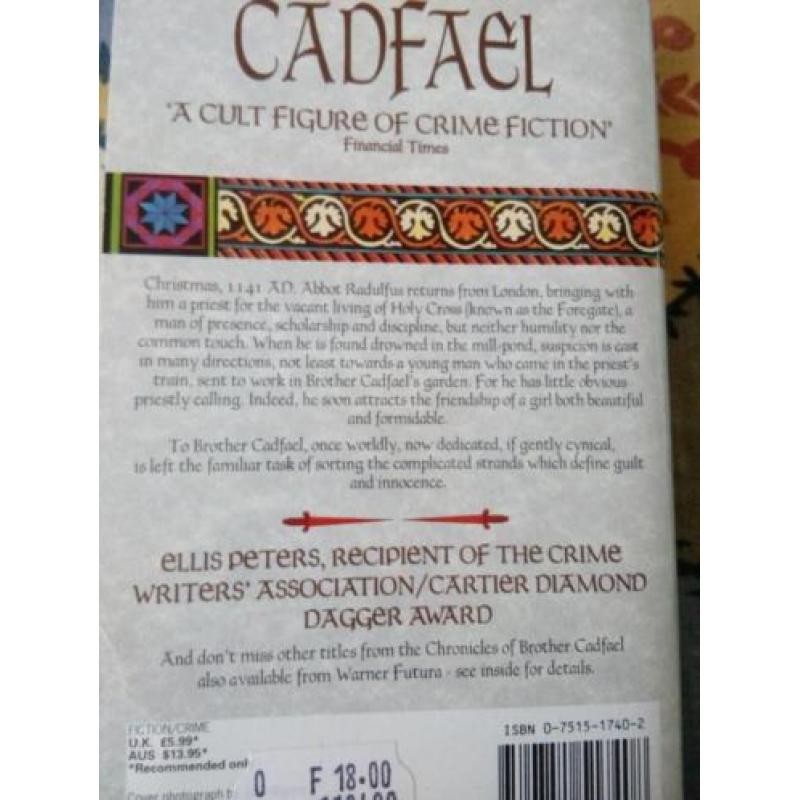 5 deeltjes van cadfael geschreven door ellis peters.pockets