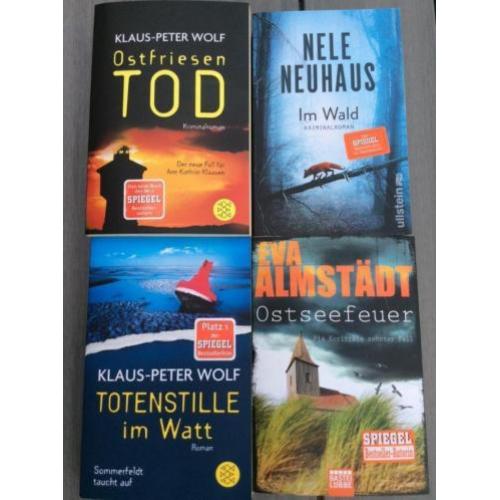 Spannende Duitstalige boeken, detectives/thrillers