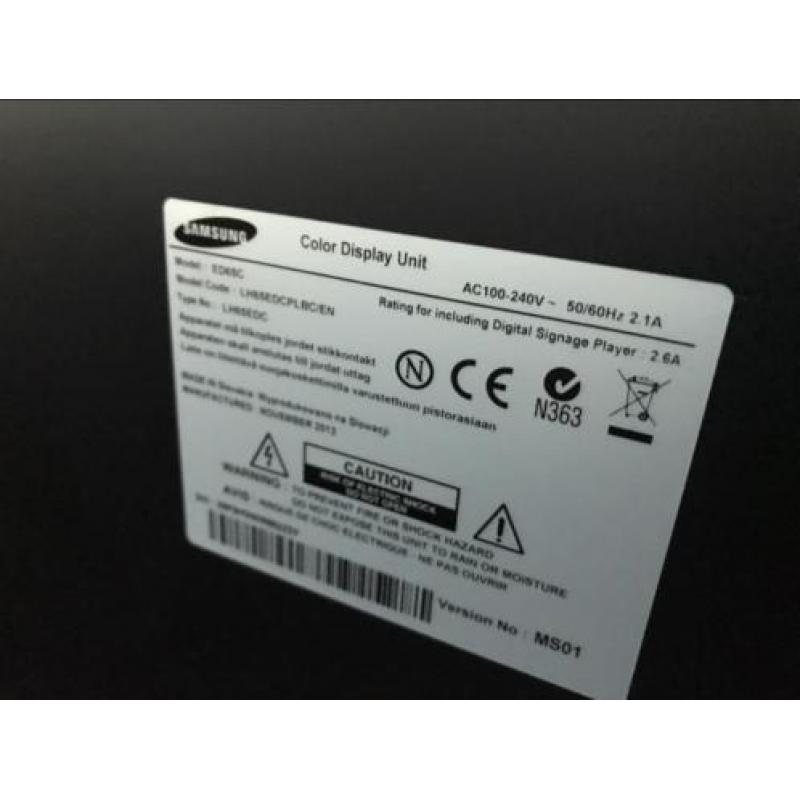 Samsung monitor 65 inch defeckt