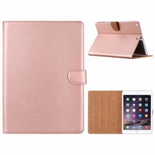Ntech iPad Air Rose Goud Booktype Kunstleer Hoesje Met Pasj