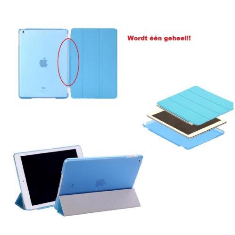 iPad Air 2 Smart Cover Smartcover hoes hoesje - COMBI BLAUW