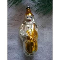 Oude antieke kerstbal clown kerst bal figuur kerstversiering
