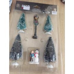 Kerstdorp met oa westertoren (typisch hollands) en meer