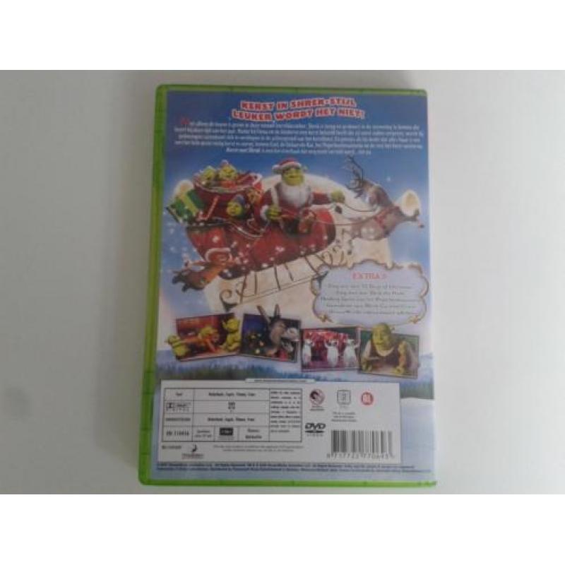 2 dvd's kerstfilms Shrek + Santa Buddies film kerst
