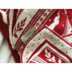 Kerst mooie plaid met 2 kussens