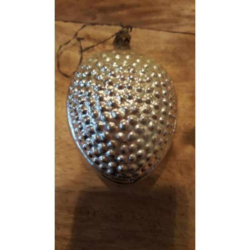 Antieke oude kerstballen versiering