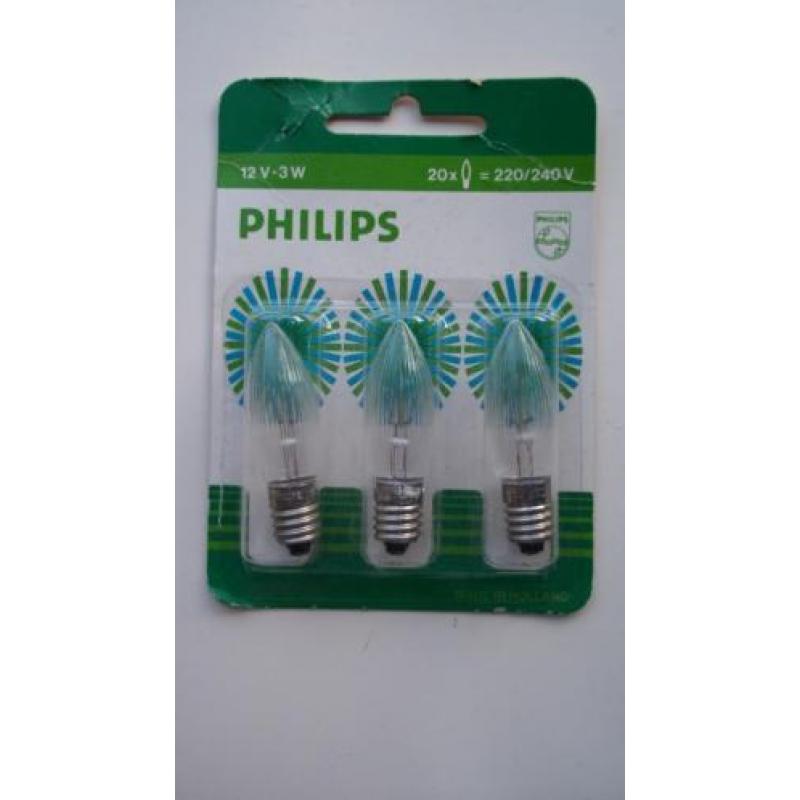 ~ 3 Reserve lampjes voor kerstverlichting ~