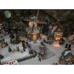 Kerstdorp met van alles erop en aan