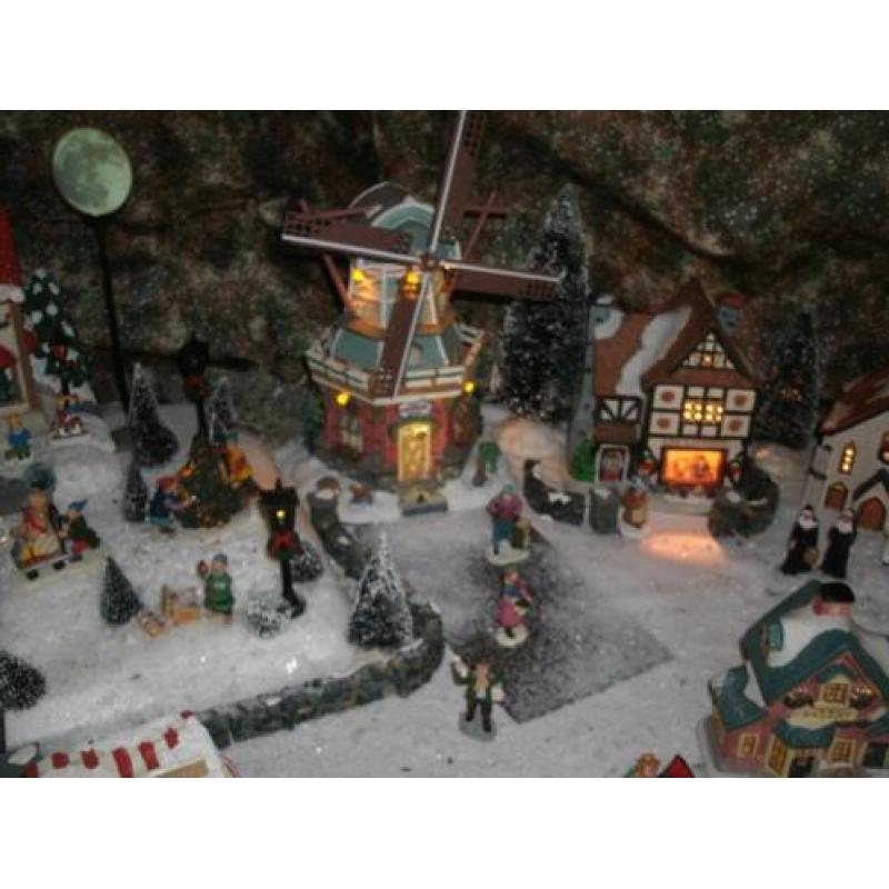 Kerstdorp met van alles erop en aan