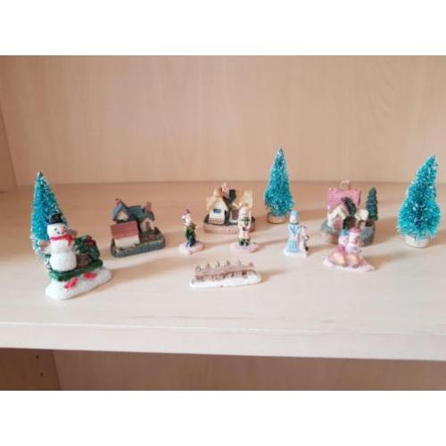 Kerstopruiming mini kerstdorp