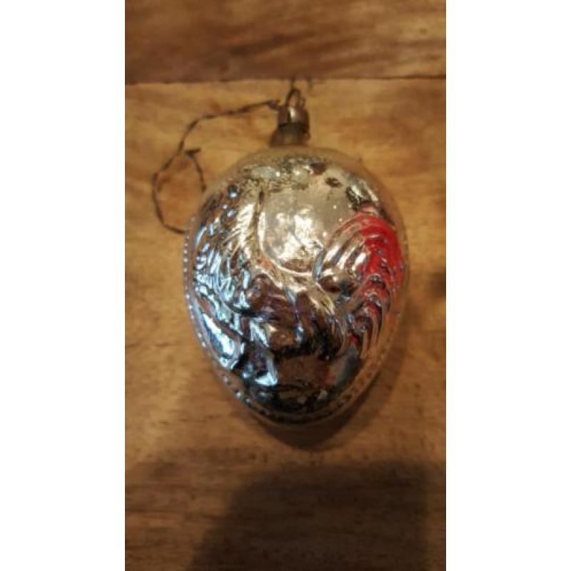 Antieke oude kerstballen versiering