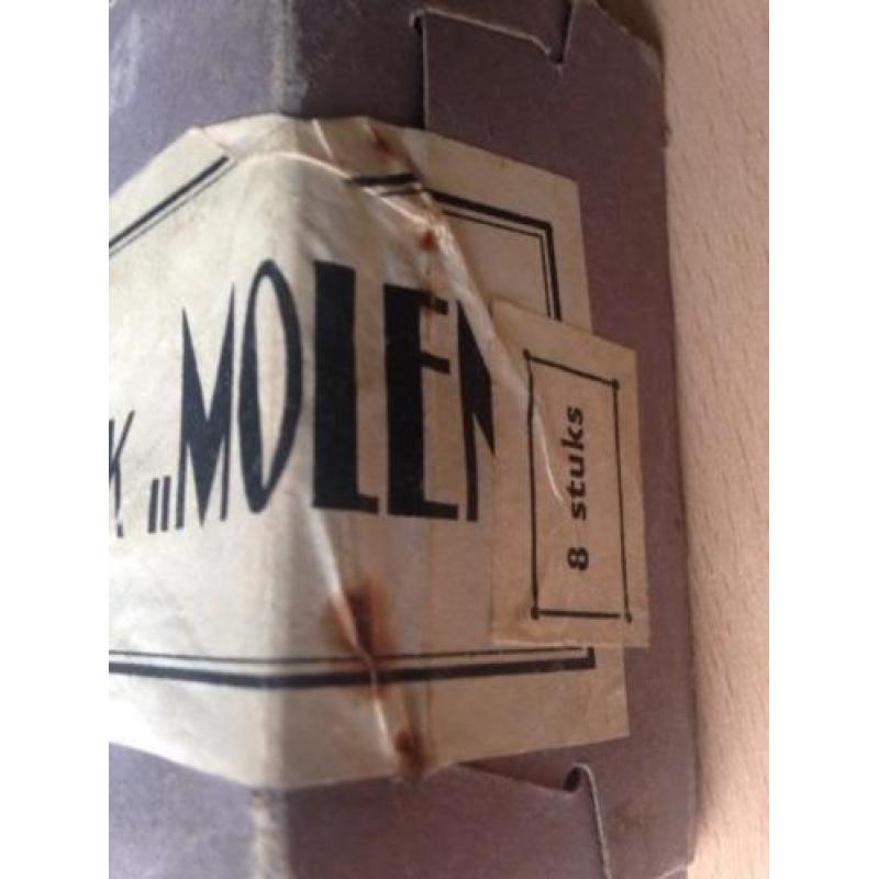 Antieke kaarsen merk MOLEN.