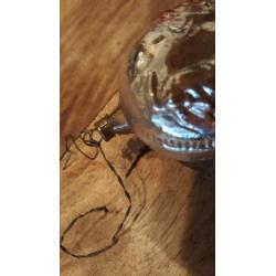 Antieke oude kerstballen versiering
