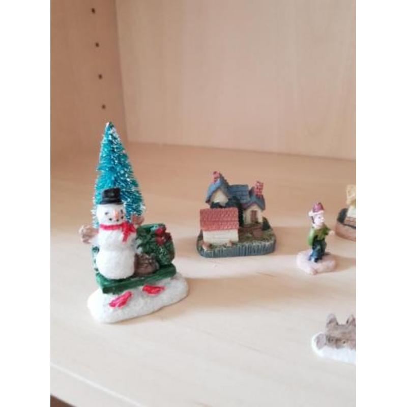 Kerstopruiming mini kerstdorp