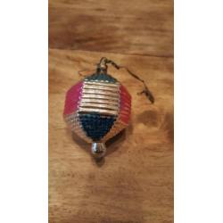 Antieke oude kerstballen versiering