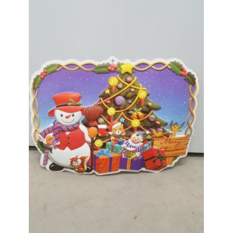 Diverse 3D Kerstman Wanddecoraties