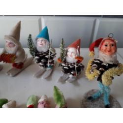 Oude kerst; leuke figuurtjes kaboutertjes e.d.