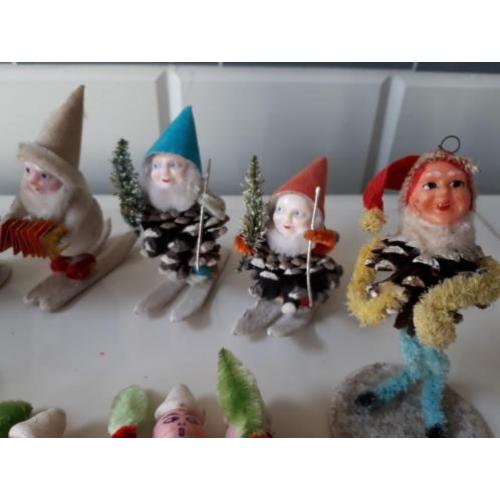 Oude kerst; leuke figuurtjes kaboutertjes e.d.