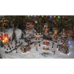 Kerstdorp met van alles erop en aan